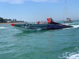 Silverline Powerboat at Cowes