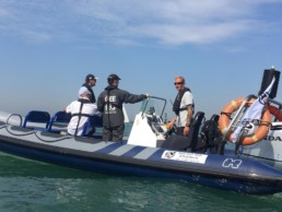 Close up of rocket rib charters